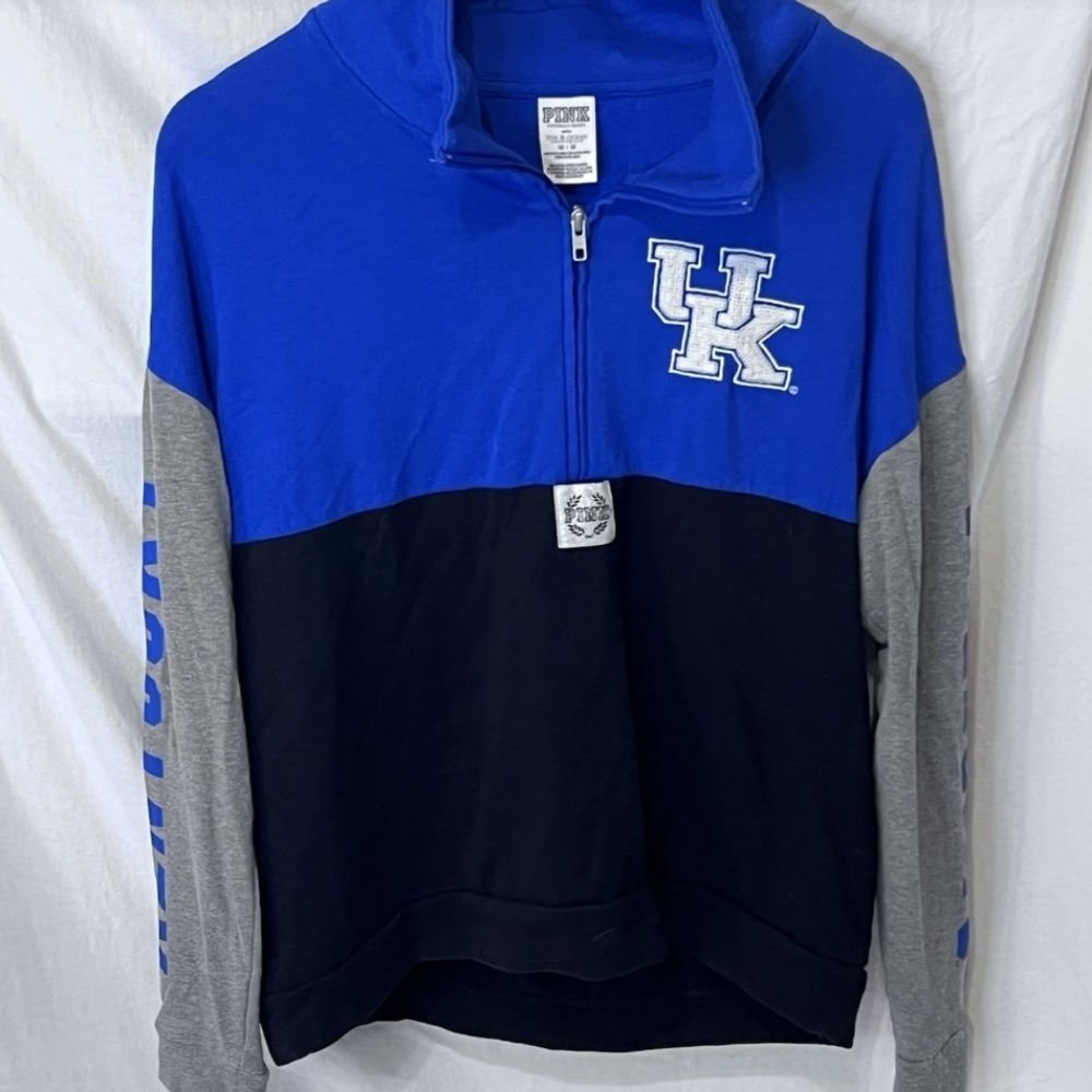 PINK Victoria's Secret 5th & Ocean UK Half Zip